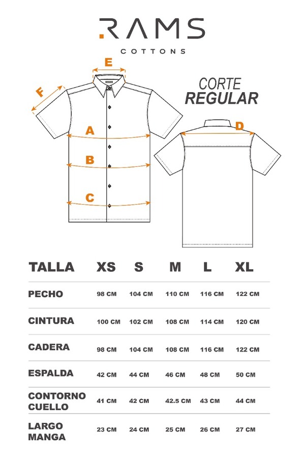 Camisa Manga Corta Para Hombre 100% Algodón Color Salmón 